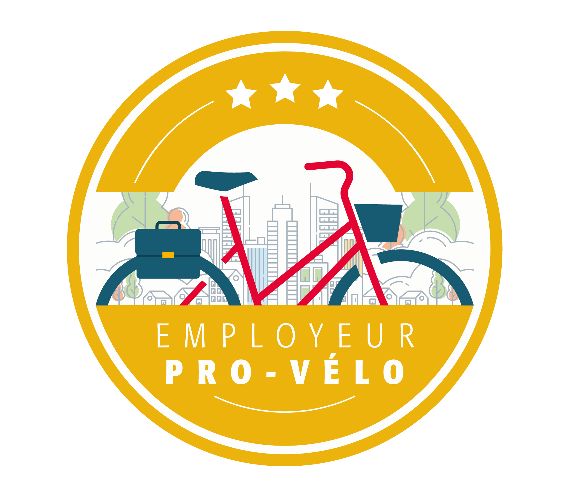 Logo employeur pro-vélo niveau Or
